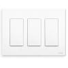 3 Gang White Smart Switch