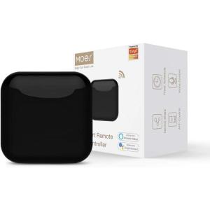 MOES WiFi RF IR Smart Home Universal Remote Controller for TV Air Conditioning Infrared RF Appliances, Compatible with Tuya/Smart Life App and Voice Control Compatible with Alexa and Google